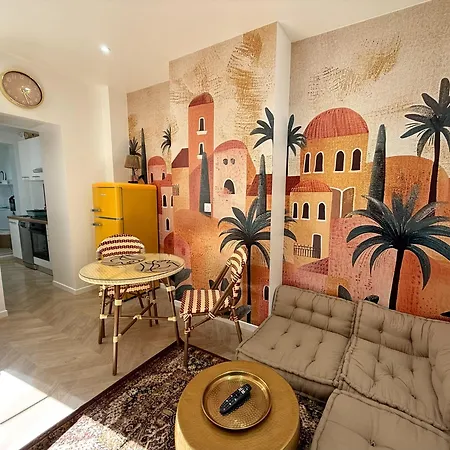 公寓 Oasis Marocaine Avec Terrasse Privee 兰斯